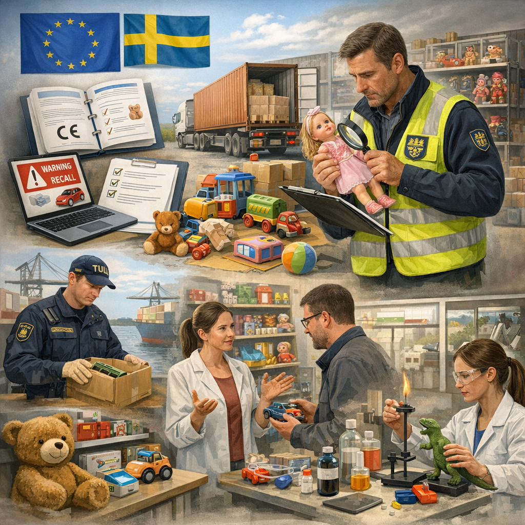 Marknadskontroll av leksaker i Sverige: från EU-regler till praktiskt tillsynsarbete