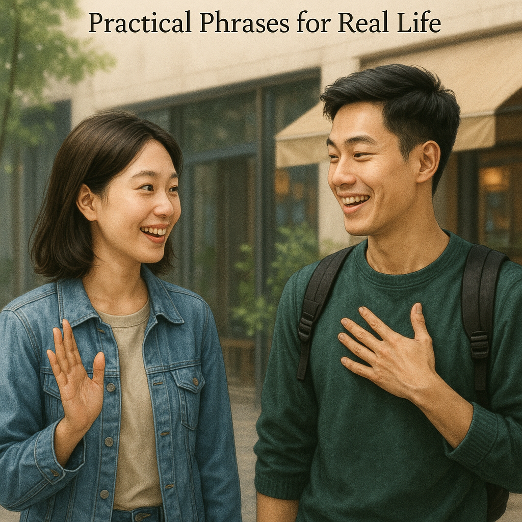 Everyday Korean Conversation: Practical Phrases for Real Life