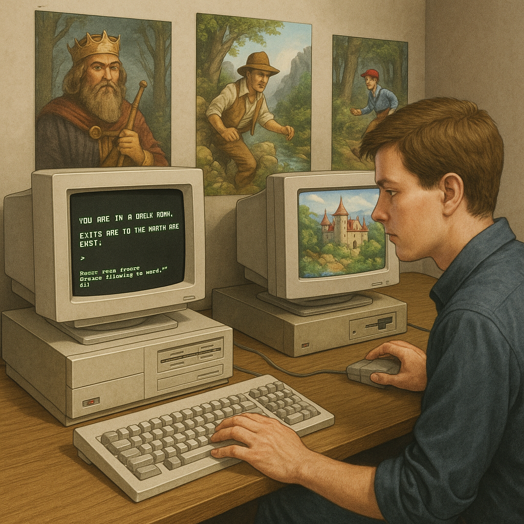 Sierra-äventyrens historia: Från textparser till pek-och-klicka