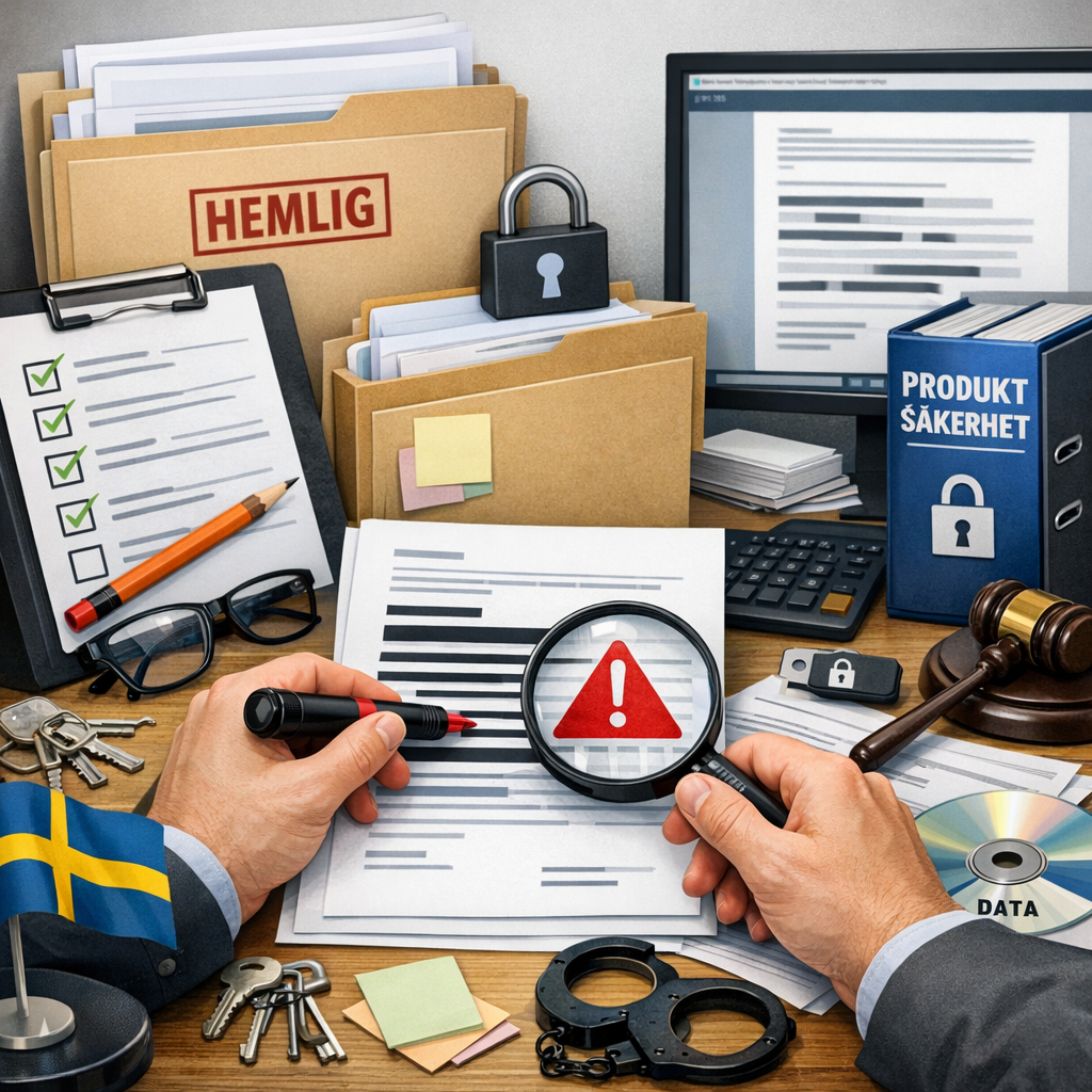 Praktisk sekretessmaskering enligt OSL för produktsäkerhetsdokument