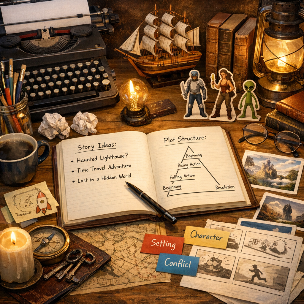 Crafting Stories: Foundations of Creative Writing and Narrative Structure